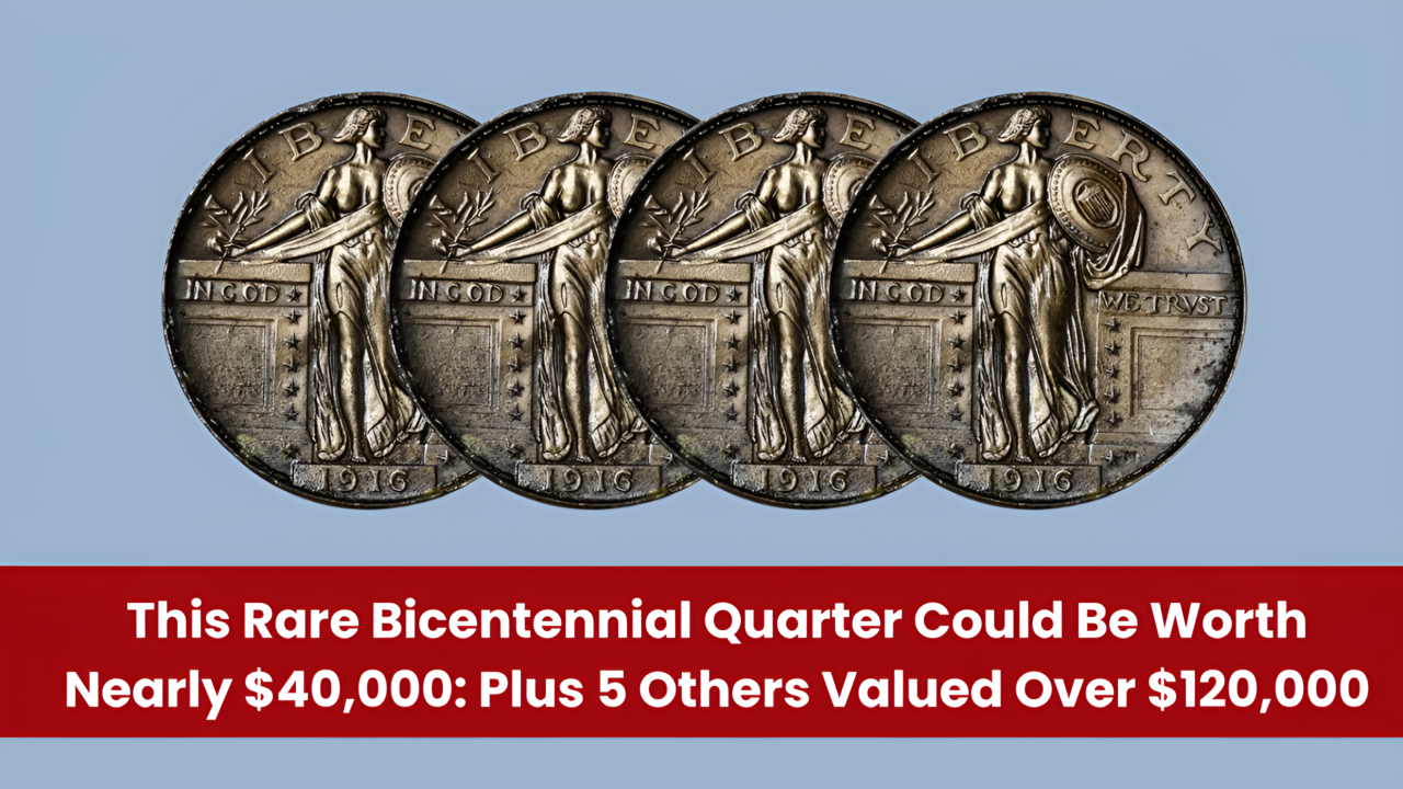 This Rare Bicentennial Quarter Could Be Worth Nearly $40,000: Plus 5 Others Valued Over $120,000